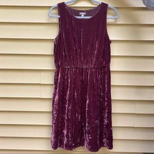 J.Jill velvet dress Sz S